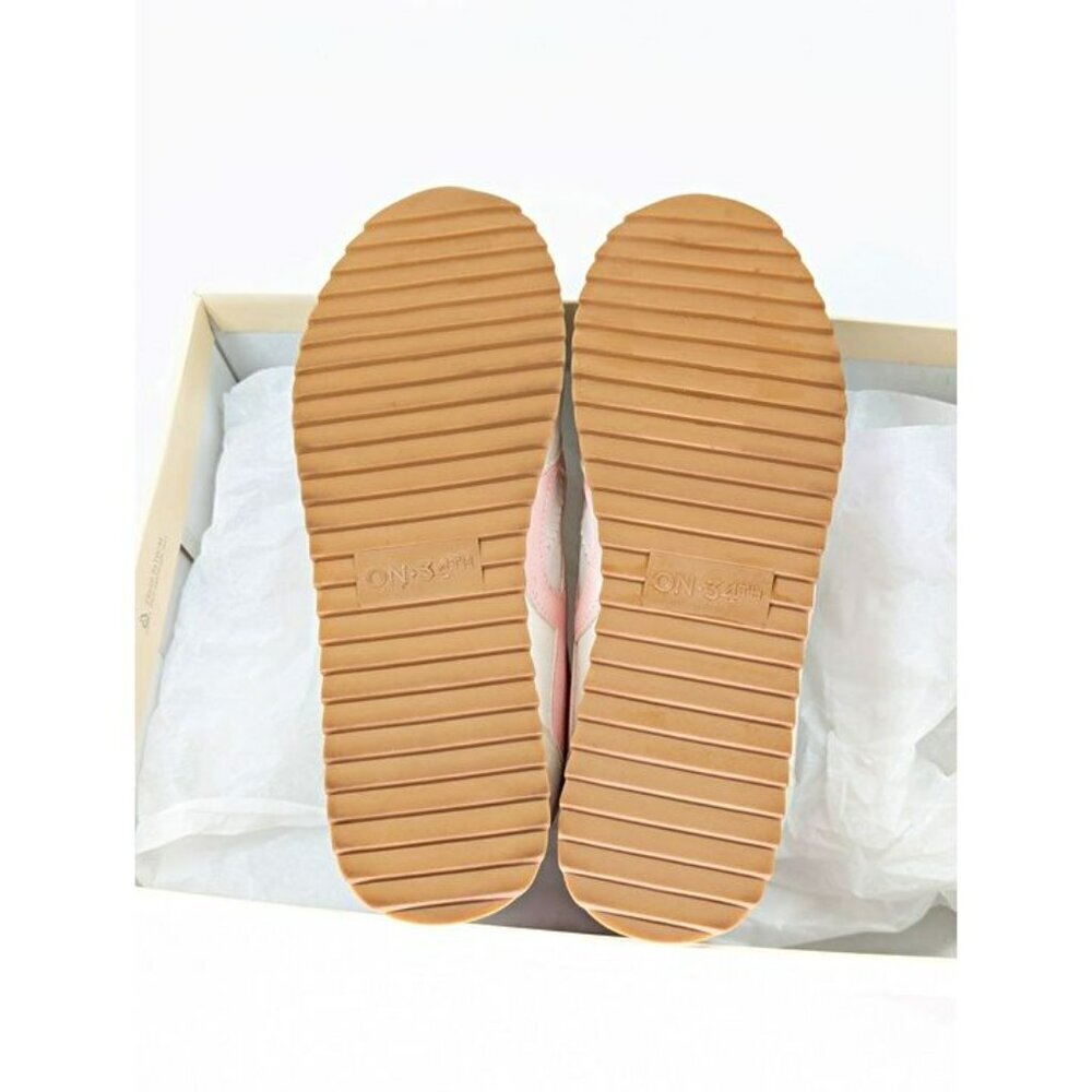 On 34th Women's Madisonn Colorblock Sneakers Tan/Pink/Bone Size 5 (MSRP $80) - Picture 12 of 12